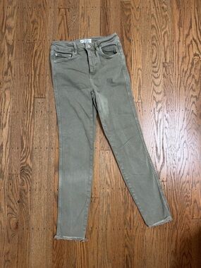We the Free Slim High-Rise Women's Jeans in Olive Green